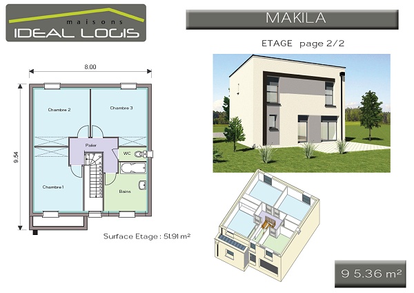 Plan Makila - 1er étage